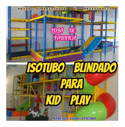Imagem 9 de 10 de Brinquedão Isotubo Blindado Direto Da Fabrica Kit C/20mts.