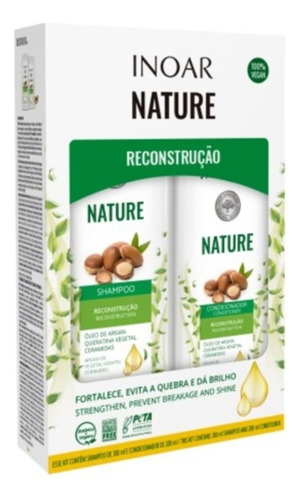 Inoar Kit Nature Shampoo E Condicionador Reconstrução