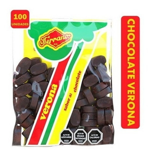 Chocolate Verona Bolsa 100 Unidades 680gr