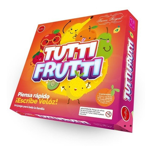 Juego De Mesa Trivia Tutti Frutti