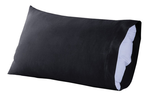 Par Fundas Almohada Esencial Estándar Colchas Concord Negro