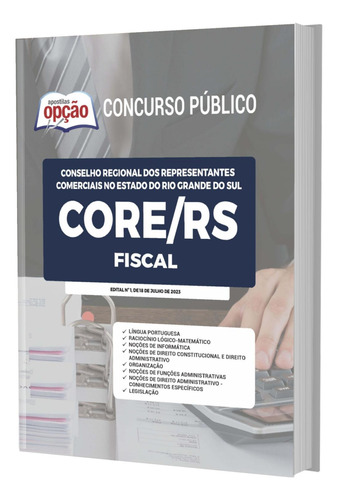 Apostila Concurso Core Rs 2023 - Fiscal