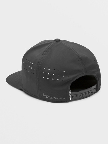 Jockey Stone Tech Snapback Hombre Negro Volcom