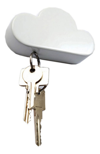 Porta Llaveros Y Llave Magnético Para Pared - Forma De Nube