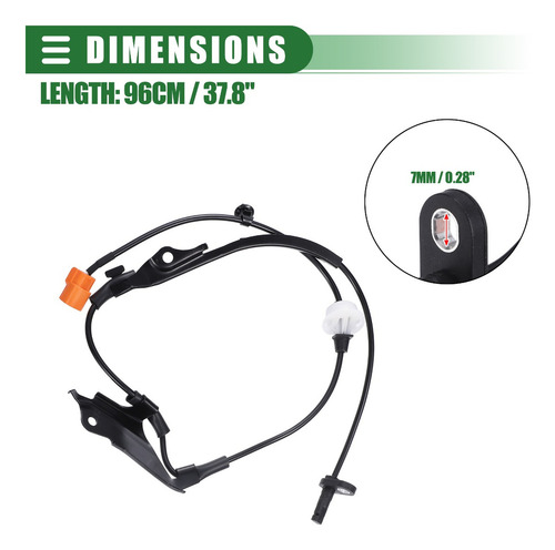 2 Sensor Velocidad Abs Para Honda Accord 2003-2007 Front