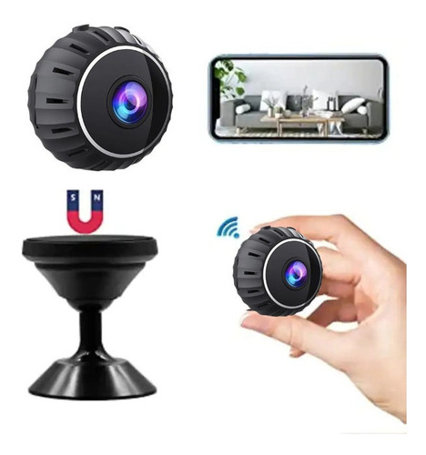 Mini Cámara Espía Inalámbrica Wifi Infrarrojo Imán Ipc-nx11