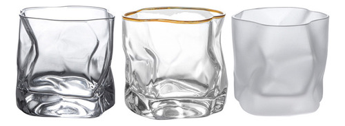 Vasos Vintage De Cristal Delicado, 3 Unidades