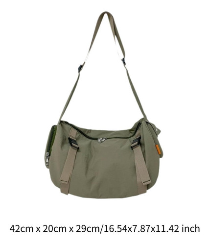 Hombro Para Hombre, Bolso De Lona Informal,