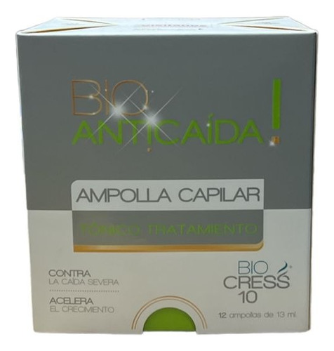 Bio Cress 10 Ampolla Capilar - mL a $9231