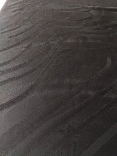Alcantara Tela Automotriz Negro Intenso 2mts