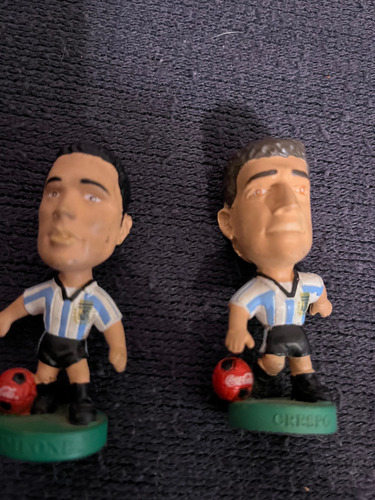 Muñecos Cabezones Argentina Coca Cola 98 (lote De 6) (Usado)