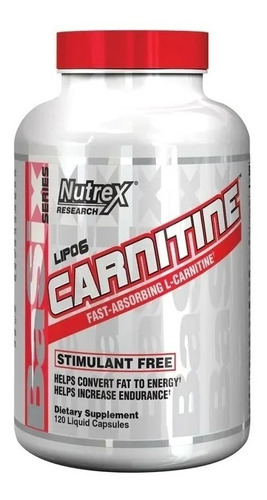 Lipo6 Carnitine - Nutrex -120 Caps