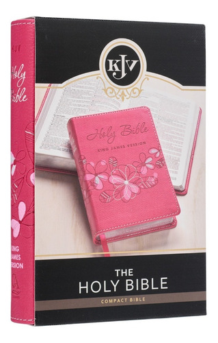 Imagen 1 de 9 de Biblia En Inglés King James Version Tamaño Compacto Rosa