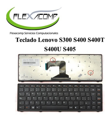 Teclado Lenovo S300 S400 S400t  S405 Envio Gratis Flexacomp