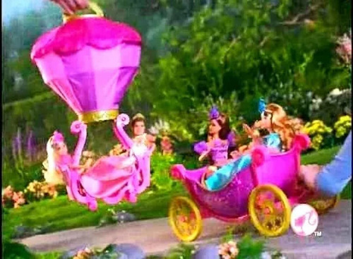 Barbie Princesas 2008 Carruaje Globo 3 Mosketeers N.u.e.v.o. (Usado)