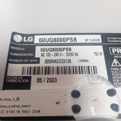 Kit De Leds Para Pantalla Lg Modelo 60uq8000psb (Usado)