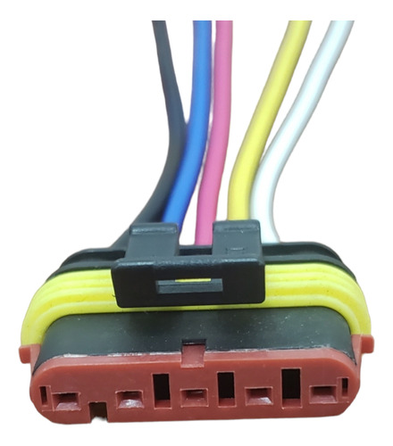 Conector 5 Vias Regulador De Alternador 