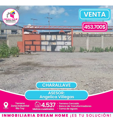 Terreno En Venta Zona Industrial Rio Tuy - Charallave 