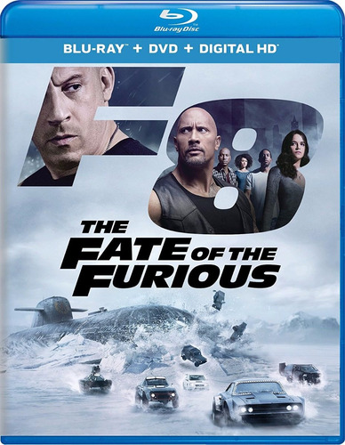 Blu-ray + Dvd Fate Of The Furious / Rapidos Y Furiosos 8