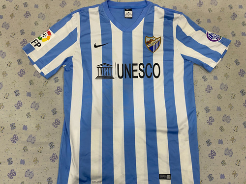 Camiseta Nike Malaga Roberto Rosales 2014 En Excelente Estad