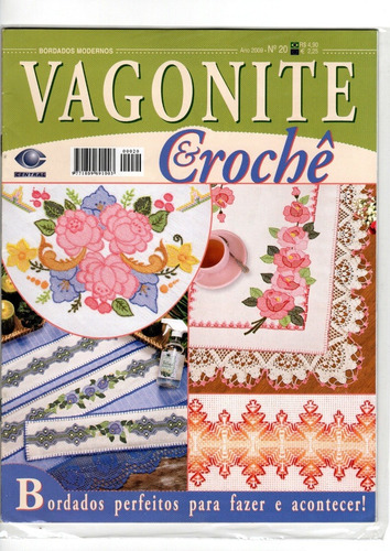 Revista Bordado Vagonite & Crochê Editora Central