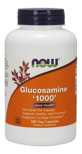 Glucosamina 180capsulas Veg Now - Unidad a $1016