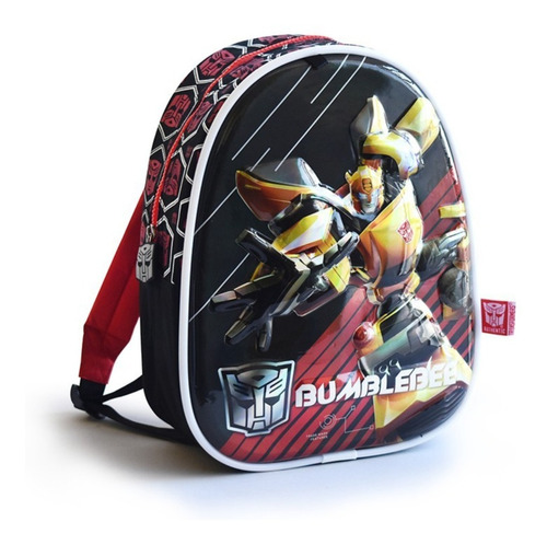 Mochila Espalda Jardin 13p 3d Transformers Orig Mundo Manias