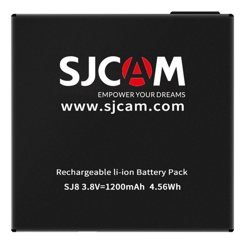 Batería De Litio 1200mah Para Cámara De Acción Sjcam Sj8