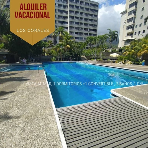 Imagen 2 de 12 de Apartamento En Alquiler Vacacional En Los Corales, Av. Costanera Y Av. La Playa, Residencias Bahía Mar, Caraballeda Edo. La Guaira Aa-cll037