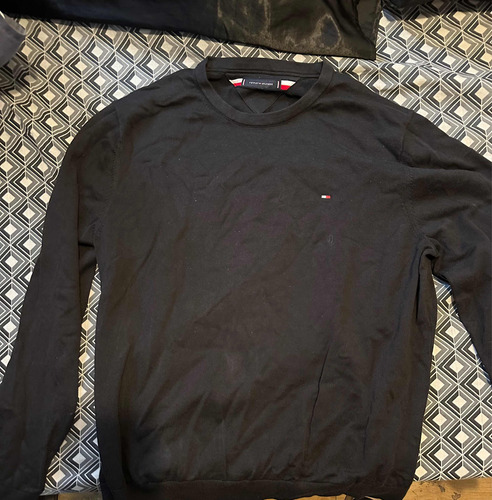 Sweaters Tommy Hilfiger Negro 2xl 100% Original