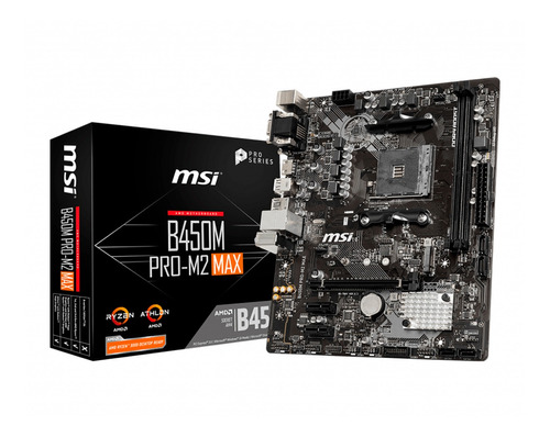 Motherboard Msi B450m Pro-m2 Max Gamer M.2 Amd Boost Am4