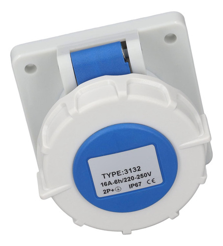 Toma De Corriente Industrial A Prueba De Agua, Enchufe Ip67