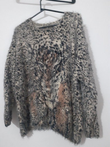 Sweter Peludo Pelo Mono. Mujer.