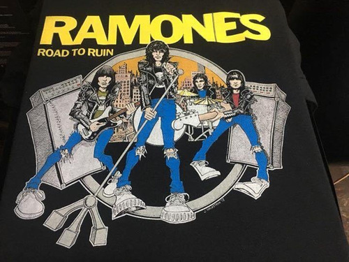 Imagen 1 de 3 de Ramones - Road To Ruin - Hardcore Punk / Rock - Polera- Cyco