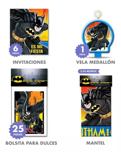 Batman Bolsita Para Dulces Artículo Fiesta - Bat0h1