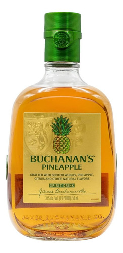 Buchanan's Pineapple Blended Scotch Licor De Whisky 750 Ml