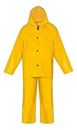 Impermeable Gabán Color Amarillo 2 Piezas.