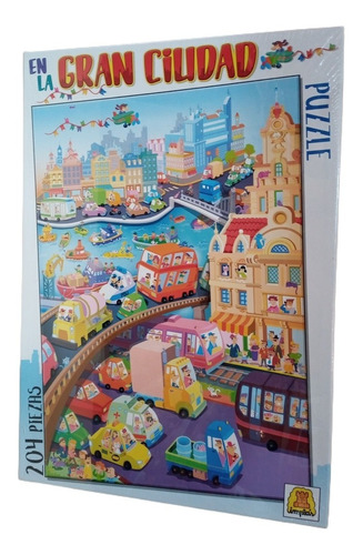 Rompecabezas En La Gran Ciudad Puzzle 204 Piezas Implás