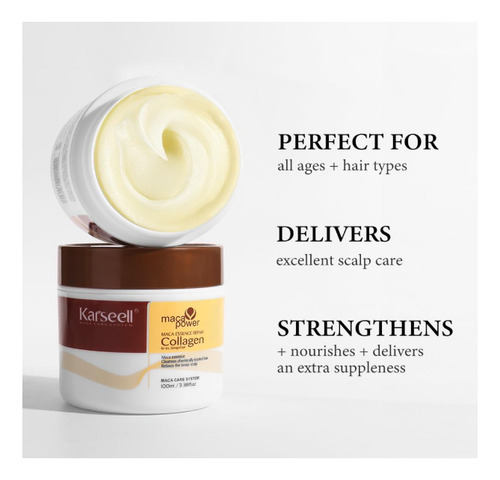 Tratamiento Capilar Maca Power - Repara Y Nutre El Cabello
