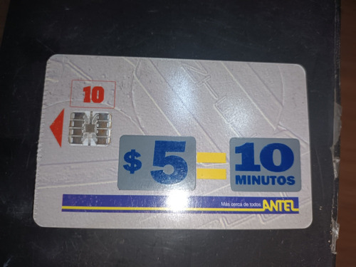 Tarjeta Telefónica Antel De Colección 1a 02/98 Tiraje 160m