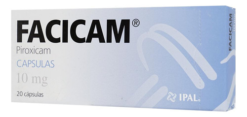 Facicam Cápsulas 10 Mg, 20 Cápsulas