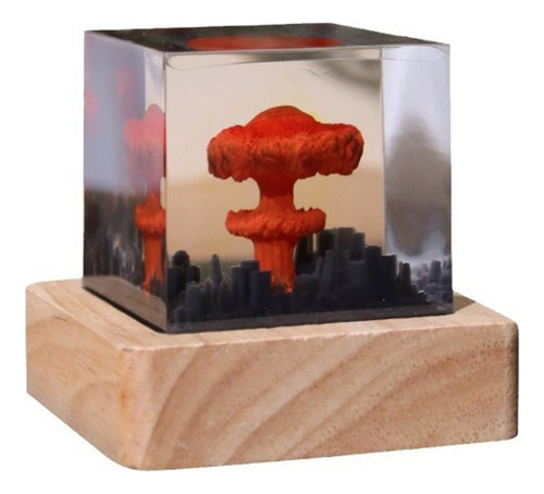 Lâmpada De Explosão Nuclear Mushroom Cloud, Modelo De Bomba