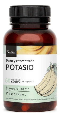 Potasio Natier X50 Cápsulas