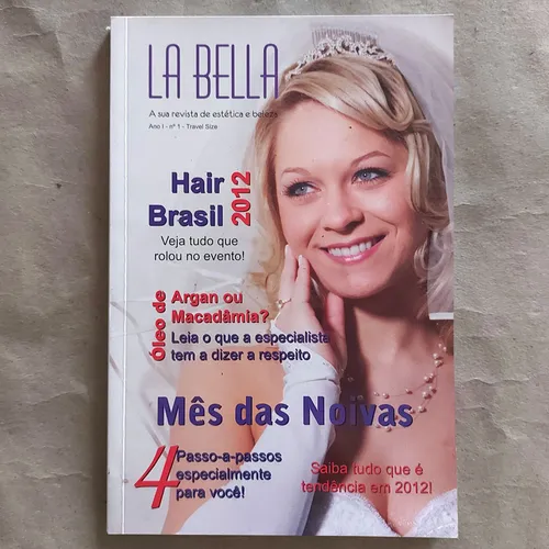 comprar Revista La Bella 1 Óleo De Argan Ou Macadâmia Mês Das Noivas