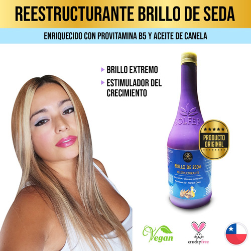 Reestructurante Capilar Nutritivo Brillo De Seda Solfer