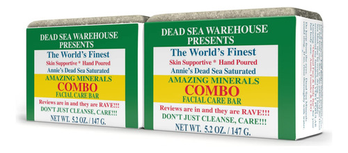 Dead Sea Warehouse Amazing Minerals Combo Barra De Cuidado .