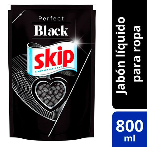 Skip Jabon Liquido Para Ropa Perfect Black X 800 Ml