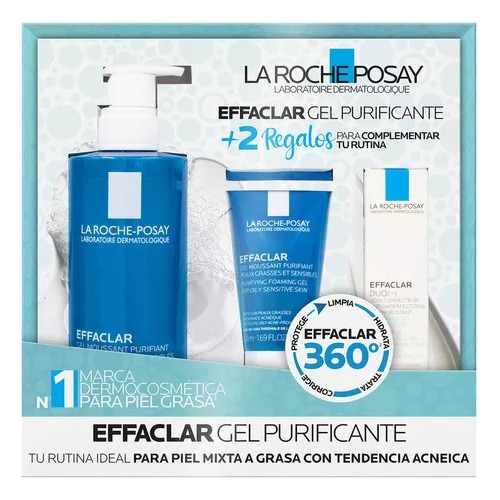 Kit Limpieza Piel Grasa Effaclar +2 Regalos