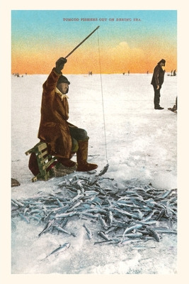 Libro Vintage Journal Ice Fishing On Bering Sea - Found I...