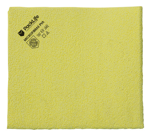 Paño De Microfibra Ultra Dry Pva. Packlife Amarillo